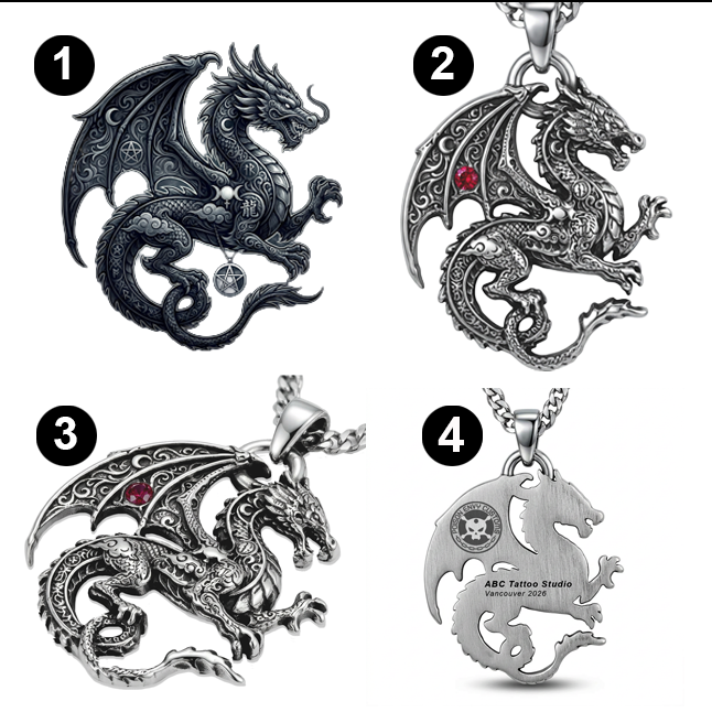 Custom 3D tattoo jewelry